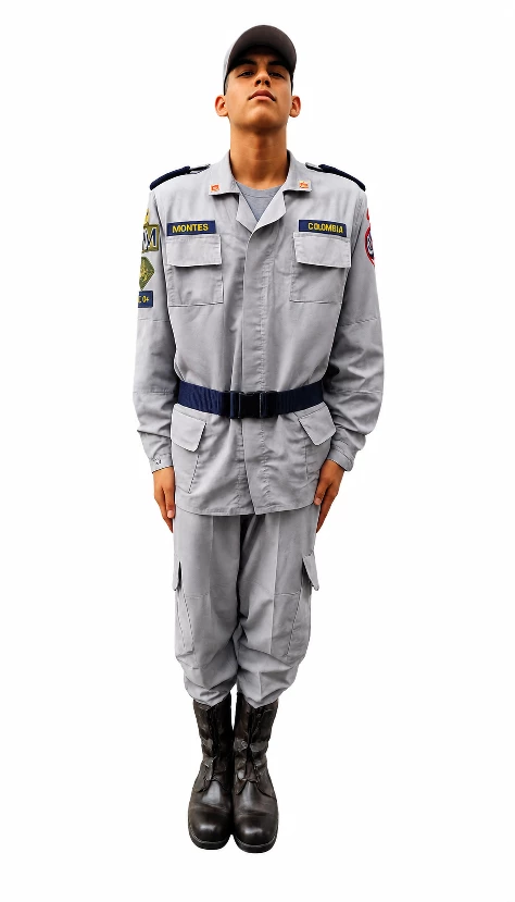 Uniforme de instrucción militar para niño